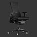 Front view of an Embody Gaming Chair in Black from Herman Miller Gaming