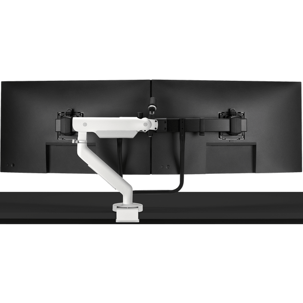 Flo X Large Format Dual Monitor Arm | Herman Miller Gaming