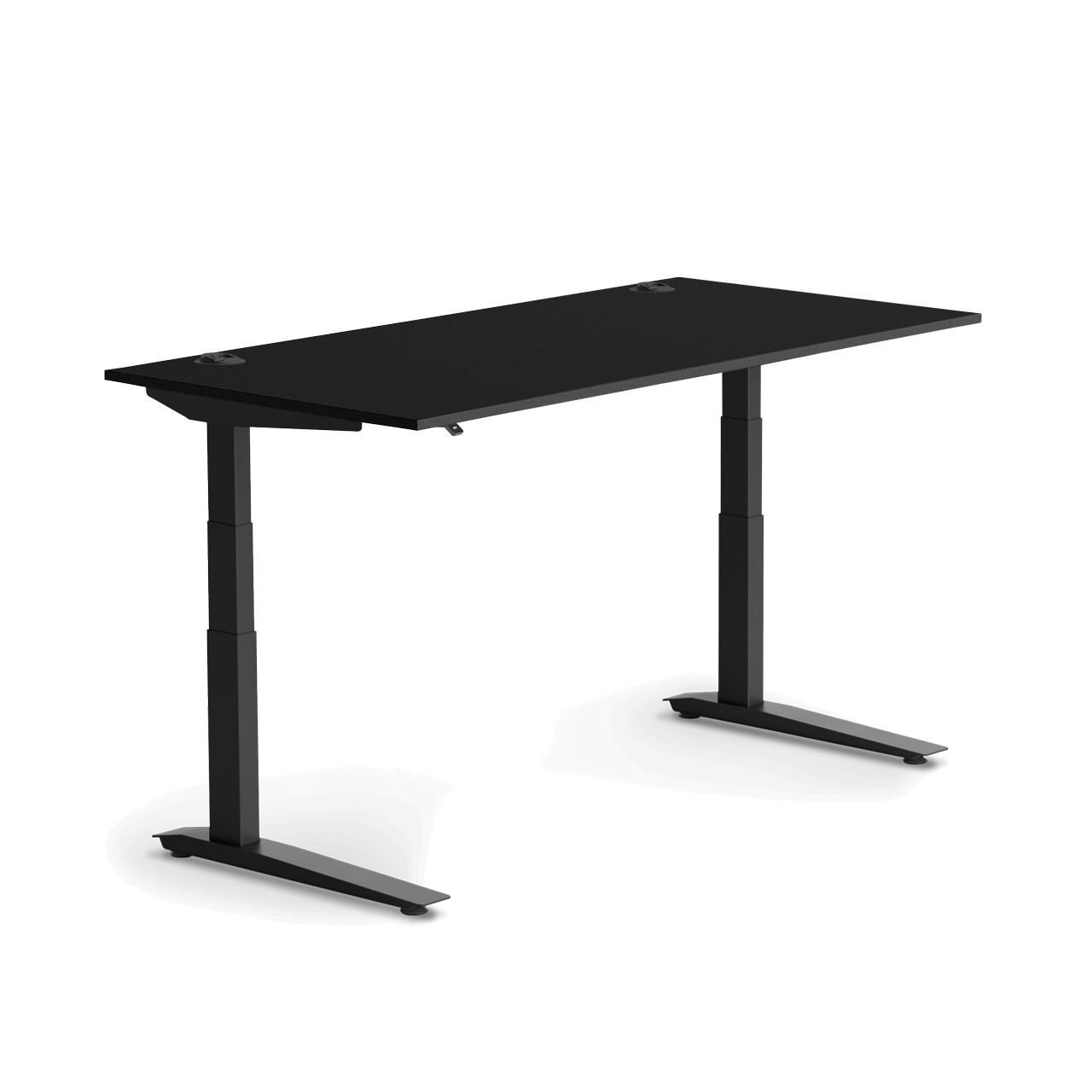 Jarvis Standing Gaming Desk - Black/Black