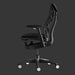 Side view of an Embody Gaming Chair in Black from Herman Miller Gaming